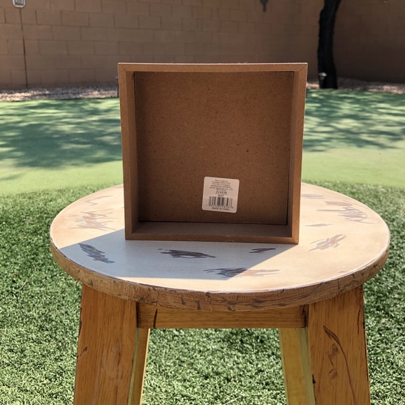 Coffee Yoga Nap Repeat Wood Decor EUC - Picture 2 of 2